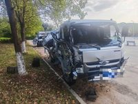 福田牌厢式运输车